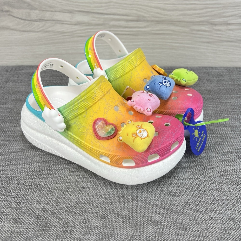 CROCS x Care Bears Crush Clog 'Light On' New 210103 Size Women's 6 - Picture 6 of 9